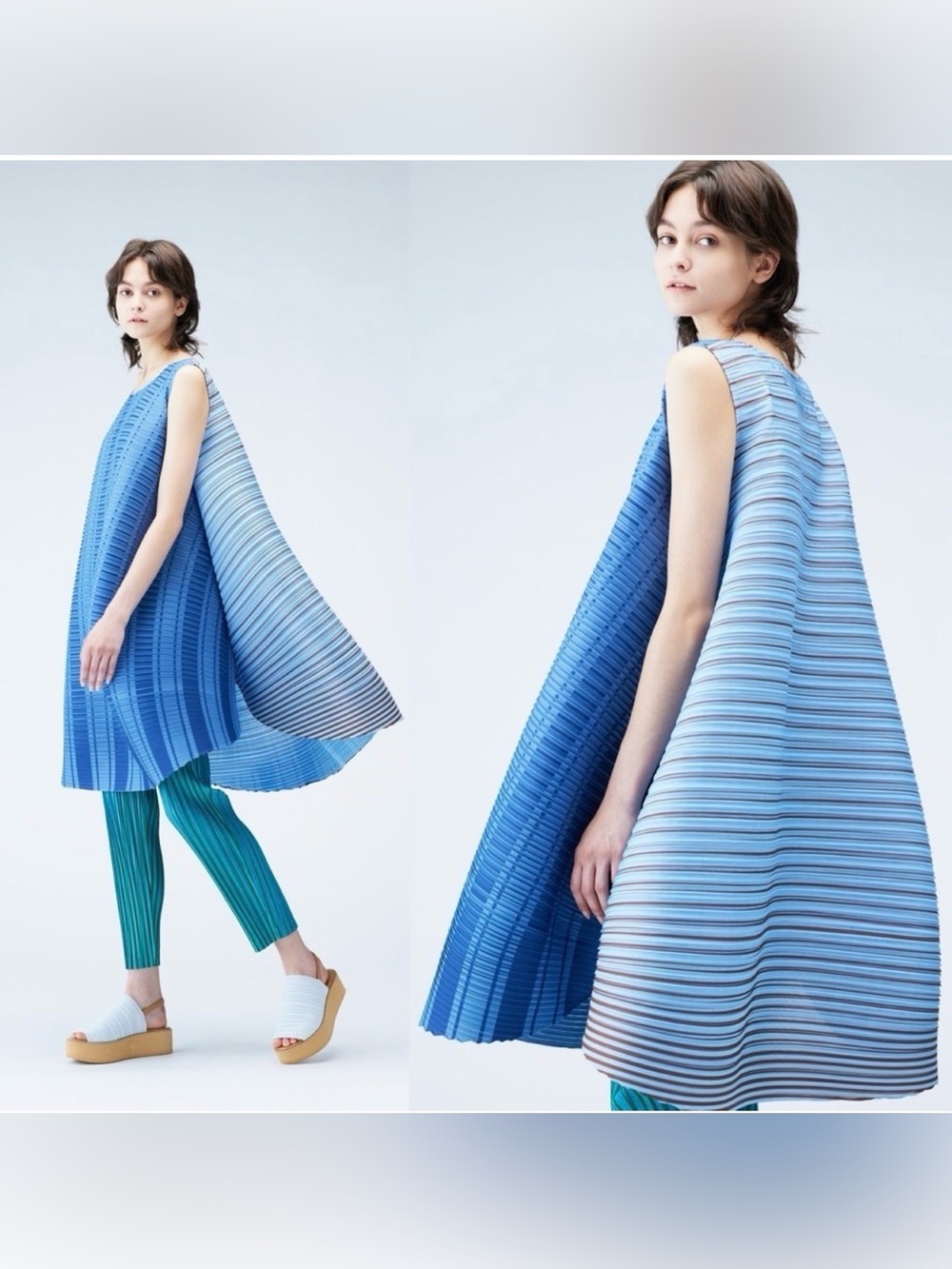 Issey Miyake Pleats Please Dress VEGE MIX 2